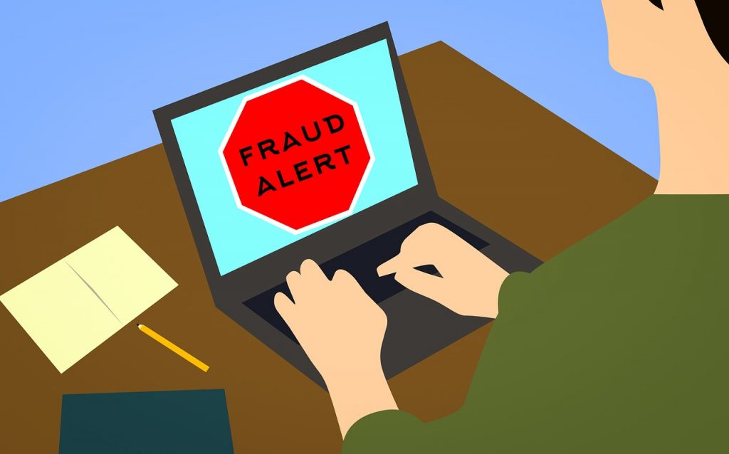 Fraud alert illustration