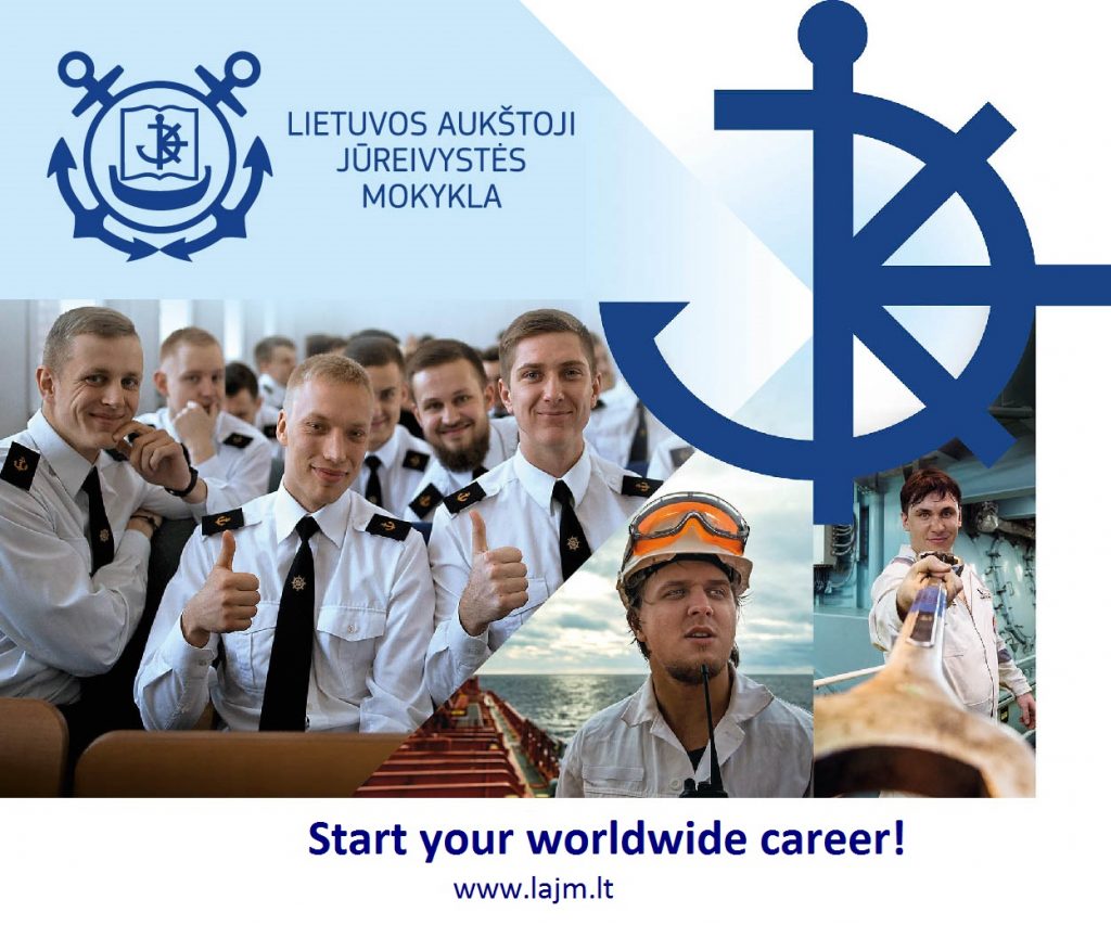 Lithuanian Marintime Academy advertisement