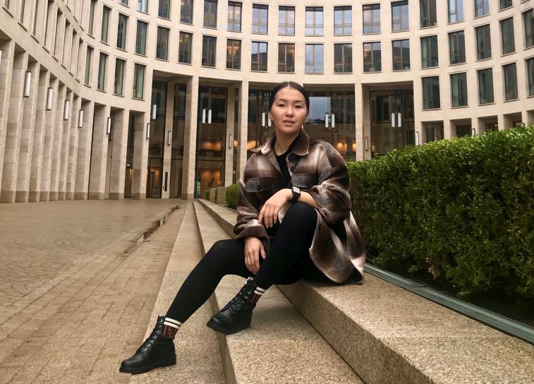 Assemzhan Kunsakova from Kazakhstan, a second-year student of Chemical Engineering at KTU