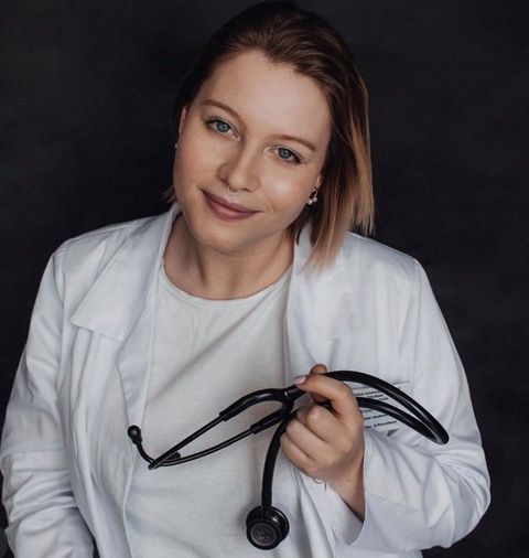Jessica Krosny, a fourth-year medical student at Vilnius University