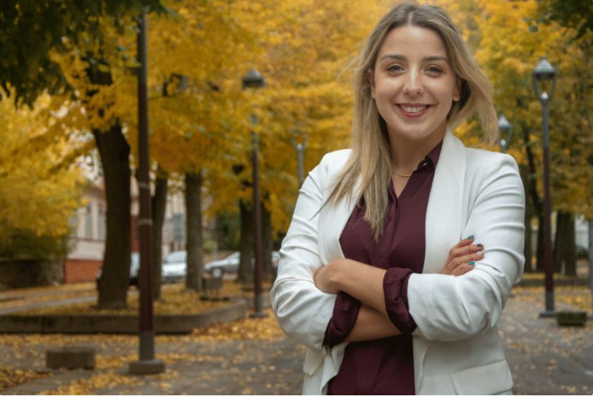 Ana Rodrigues from Portugal, who is graduating from her PhD at Kaunas University of Technology (KTU) this spring.