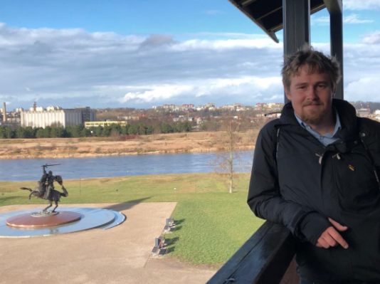 Kieran Spencer, student at Kaunas University of Technology
